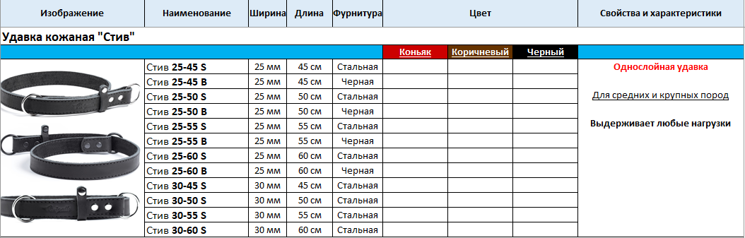 Удавка кожаная "Стив" - фото